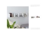 Vidaxl Scaffale Da Parete Per Cd Bianco 100X18X18 Cm In Legno - Scaffali Da Parete