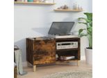 The Living Store Armadio A Pannello Rovere Fumé 84,5X38X48 Cm Materiale Legno