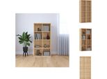 Vidaxl Libreria/Seduta Sonoma Rovere 66×30×130 Cm Materiale A Base Di Legno - Librerie E Librerie