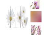 Vidaxl Divisorio Pieghevole 160 X 170 Cm A Forma Di Fiore - Divisorio Per Ambienti