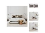 Vidaxl Comodini 2 Pezzi Con Cassetto Grigio Cemento - Comodini