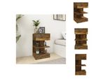 Vidaxl Comodino Rovere Fumé 40X35X65 Cm Materiale A Base Di Legno - Comodini