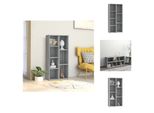 Vidaxl Libreria Grigio Sonoma 50X25X106 Cm - Librerie E Scaffalature
