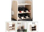 The Living Store Portabottiglie Con Ripiano Superiore 33X25X37 Cm In Legno Di Pino Massiccio