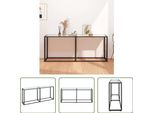 The Living Store Consolle In Marmo Bianco 180X35X75,5 Cm In Vetro Temperato