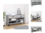 Vidaxl Scarpiera Grigio Sonoma 102X35X55 Cm Materiale A Base Di Legno - Scarpiere E Armadietti