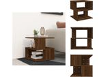 Vidaxl Tavolino Marrone Effetto Rovere 40X40X40 Cm In Legno - Tavolini