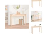 Vidaxl Tavolino 110X40X75 Cm In Legno Massiccio Di Pino - Tavolini