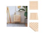 Vidaxl Armadio A Battente Design 39,5X39,4 Cm Pino Massiccio - Porte Per Armadi