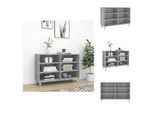 Vidaxl Credenza Grigio Sonoma 103,5X35X70 Cm Materiale A Base Di Legno - Credenze