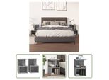 The Living Store Comodini 2 Pz. Grigio Sonoma 35X35X55 Cm Materiale A Base Di Legno