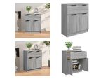 Vidaxl Credenza Grigio Sonoma 60X30X70 Cm Materiale A Base Di Legno - Credenza - Credenze - Armadio - Armadio Portaoggetti
