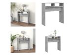 Vidaxl Consolle Grigio Cemento 78X30X80 Cm In Legno - Consolle - Tavolini - Tavoli Laterali - Tavoli Laterali