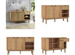 Vidaxl Credenza Otta 114X43X73,5 Cm In Pino Massiccio - Credenza - Credenze - Cassettiera - Credenza