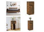 Vidaxl Credenza In Rovere Affumicato 30X30X70 Cm In Legno - Credenza - Credenza - Armadio - Credenza