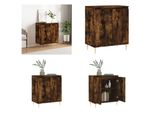 Vidaxl Credenza In Rovere Affumicato 60X35X70 Cm Materiale A Base Di Legno - Credenza - Credenze - Cassettiera - Credenza
