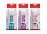 Faber-Castell 111682 FABER-CASTELL Set Di Scrittura Jumbo Grip Sparkle, Assortito