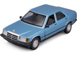 Bburago 18-21103 - Modellino Auto - Mercedes 190E '87 (Blu Diamante, Scala 1:24) Modellino Auto
