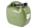Tanica Di Plastica Per Carburante, 20L, Ovale, Kaki