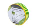 Nastro Isolante In Pvc 0,15 Mm X 19 Mm X 20 M, Verde-Giallo, 1 Pz.