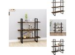 Vidaxl Libreria Marrone Effetto Rovere 100X30X105 Cm In Legno - Librerie E Scaffali
