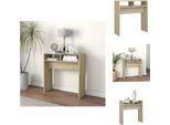 Vidaxl Consolle Rovere Sonoma 78X30X80 Cm Materiale A Base Di Legno - Tavoli Laterali