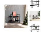 Vidaxl Libreria 2 Scomparti Nera 100X30X70 Cm In Legno - Librerie E Scaffalature