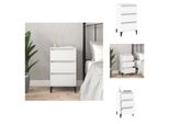 Vidaxl Comodino Bianco 40X35X70 Cm Materiale Legno - Comodini