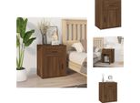 Vidaxl Comodino Marrone Effetto Rovere 50X36X60 Cm Materiale Legno - Comodini