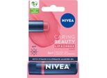 Nivea Caring Beauty Rossetto 3In1 Rosa 4,8 G
