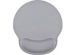 Inf Tappetino Per Mouse Ergonomico Con Poggiapolsi Grigio