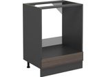 Vicco Mobile Per Forno Da Incasso R-Line, 60 Cm Senza Piano Di Lavoro, Grigio Nobile/Antracite