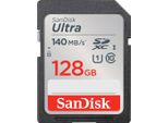 SANDISK Speicherkarte Ultra SDXC, schwarz, 128 GB, Speicherkarten