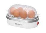 Eierkocher EK 5022 CB weiß/silber, 400 Watt, für 6 Eier