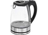 Glas-Wasserkocher Wks 6032 G Edelstahl/Schwarz, 1,7 Liter, 2.200 Watt