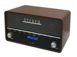 DENVER Retro Radio DAB-36, schwarz (braun, schwarz), B:20cm H:20,5cm T:39,5cm, Radios