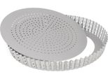 Patisse Teglia Per Quiche Forata Con Fondo Removibile 24Cm Silver-Top P03572