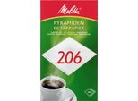 Melitta Piramide Filtri Caffè Sacchetti Filtro 206 Bianco 200 Pezzi