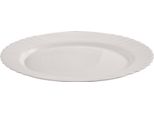 Piatto Da Portata Orion In Vetro Bianco Piatto Da Portata Ovale 36X26,5 Cm