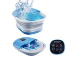 Steinborg Spa Per I Piedi Pieghevole Con Telecomando | Salvaspazio | Effetto Idromassaggio Intensivo / Funzione Bolle | Timer 60 Min. | 3 Livelli Di Temperatura | Massaggiatore Per I Piedi | Massaggio Di Riflessologia Plantare | Vasca Per I Piedi | Pediluvio | 16 Rulli Shiatsu