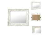 Vidaxl Specchio Da Parete In Stile Barocco 50X40 Cm Bianco - Specchio