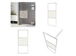 Vidaxl Schermo Doccia Per Cabina Doccia Esg Design Vetro Pietra 100X195 Cm - Schermo Doccia - Schermi Doccia - Cabina Doccia - Docce Walk-In