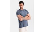 Ombre Clothing Maglietta Da Uomo A Maniche Corte Douma Navy S
