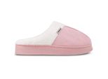 Pantofole Da Donna Slip On Pantofole In Peluche Isolati Knowi Rosa Taglia 38/39