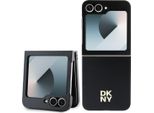 Dkny Dkhczf6Psmcslk Z Flip6 F741Czarny/Nero Lether Matal Stack Logo