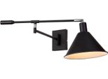 Italux Trinity Lampada Da Parete Industriale Nera MB-402721-IT Bl