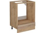 Vicco Mobile Per Forno Da Incasso R-Line, 60 Cm Senza Piano Di Lavoro, Sonoma/Quercia Dorata