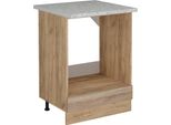 Vicco Mobile Per Forno Da Incasso R-Line, 60 Cm Pl Marmo, Sonoma/Quercia Dorata