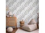 Vlies Tapete - Farfalle Tra La Lavanda 50X1000 Cm Blumen B-B-10065-J-A