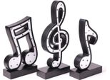 Lampada Moderna Seinhijo A Forma Di Note Musicali Con Decorazione Nera